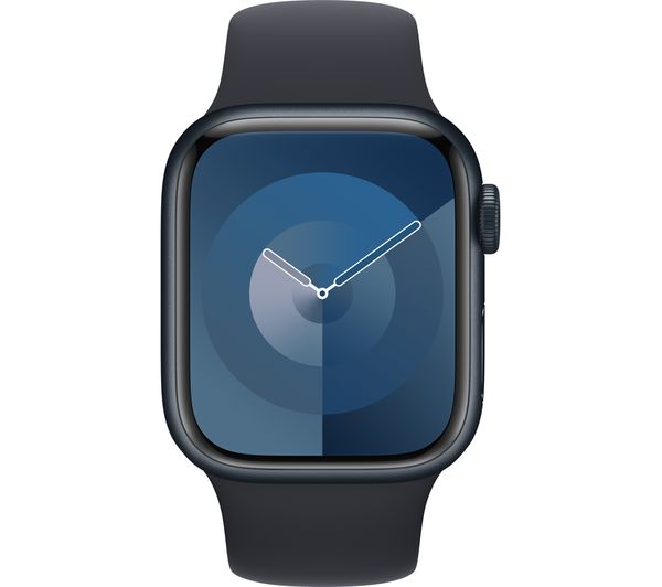 APPLE Watch Series 9 - 41 mm Midnight Aluminium Case with Midnight Sport Band S M