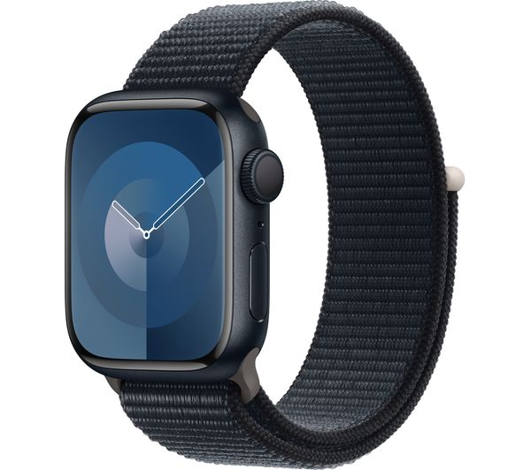 APPLE Watch Series 9 - 41 mm Midnight Aluminium Case with Midnight Sport Loop