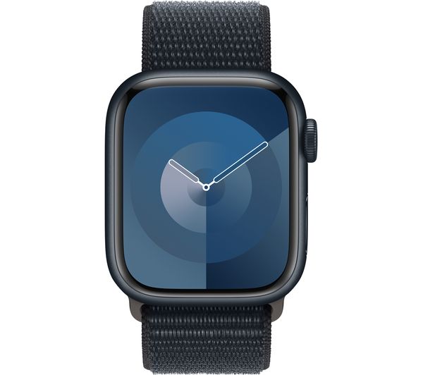 APPLE Watch Series 9 - 41 mm Midnight Aluminium Case with Midnight Sport Loop