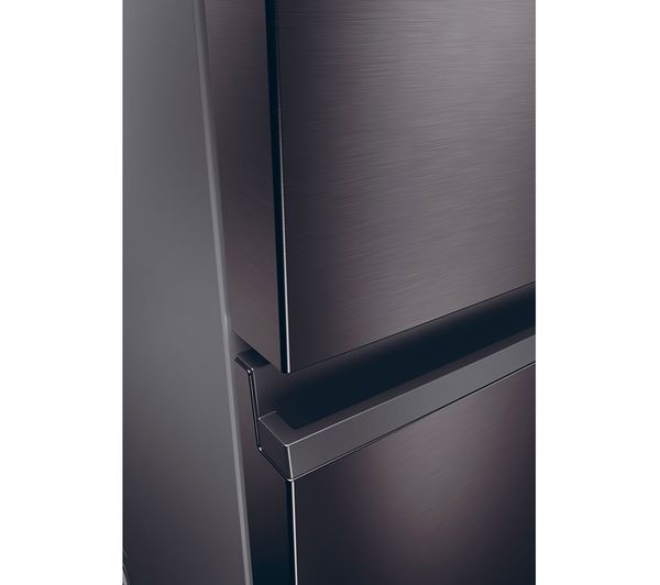HAIER HTW5618EWMP Smart Fridge Freezer - Platinum Inox