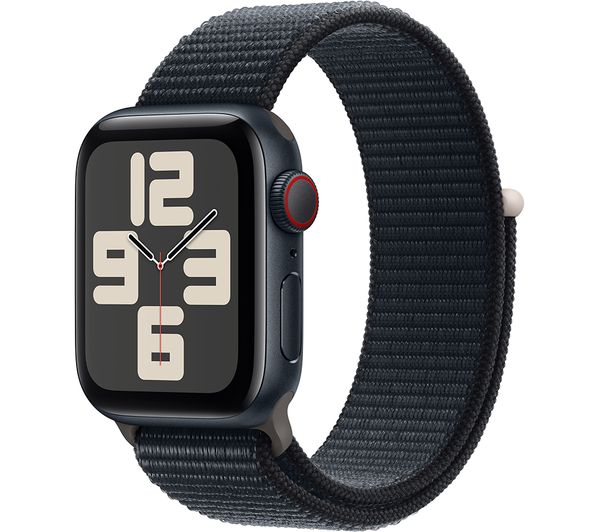 APPLE Watch SE Cellular (2023) - 40 mm Midnight Aluminium Case with Midnight Sport Loop