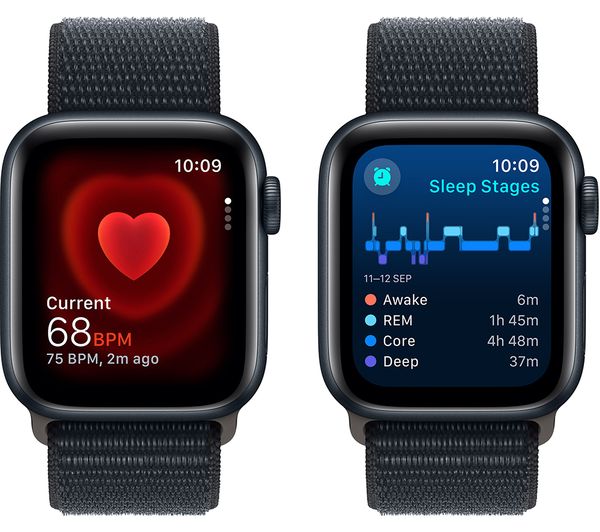APPLE Watch SE Cellular (2023) - 40 mm Midnight Aluminium Case with Midnight Sport Loop