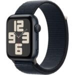 APPLE Watch SE Cellular (2023) - 44 mm Midnight Aluminium Case with Midnight Sport Loop