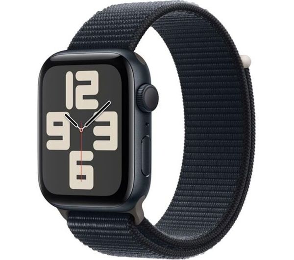 APPLE Watch SE Cellular (2023) - 44 mm Midnight Aluminium Case with Midnight Sport Loop