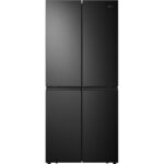 HISENSE PureFlat RQ563N4SF2 Fridge Freezer - Black Stainless Steel