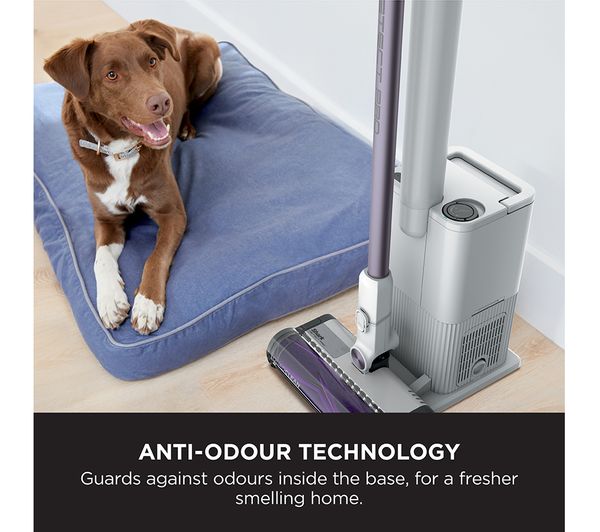 SHARK Detect Pro with Auto-Empty System IW3510UK Cordless Vacuum Cleaner - White & Purple
