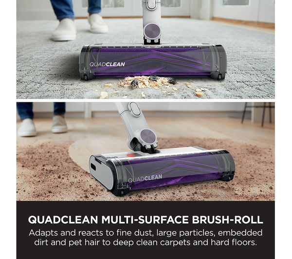 SHARK Detect Pro with Auto-Empty System IW3510UK Cordless Vacuum Cleaner - White & Purple