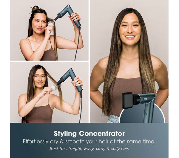 SHARK HD450TLUK FlexStyle 5-in-1 Air Styler & Hair Dryer with Storage Case - Teal
