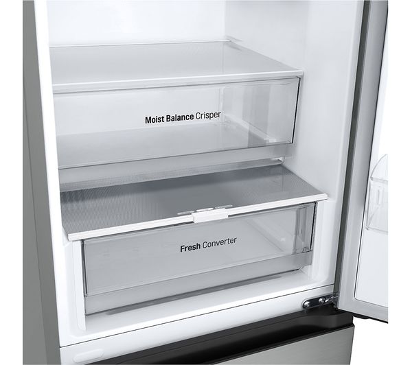 LG NatureFRESH GBV3100DPY 60 40 Fridge Freezer - Silver