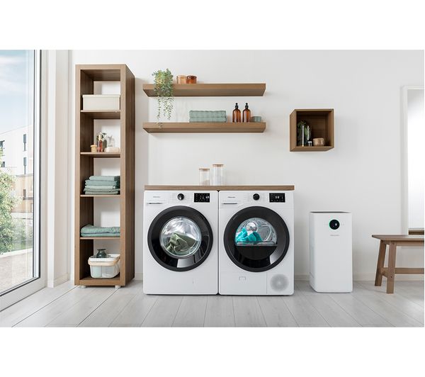 HISENSE Series 3+ DHGE8043 8 kg Heat Pump Tumble Dryer - White