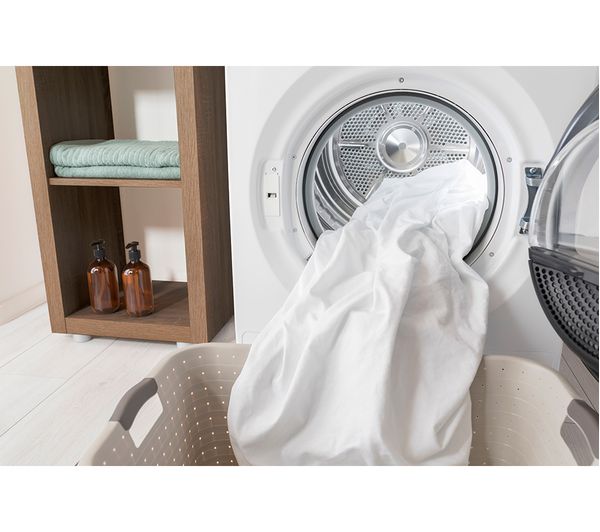 HISENSE Series 3+ DHGE8043 8 kg Heat Pump Tumble Dryer - White