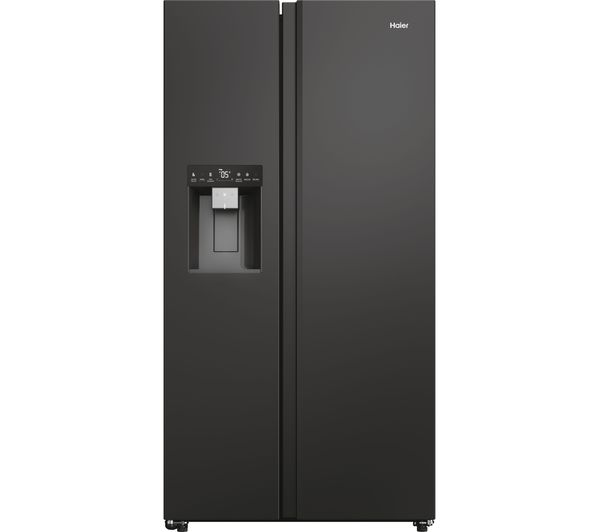 HAIER HSW79F18DIPT American-Style Smart Fridge Freezer - Slate Black