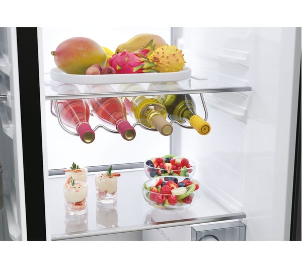 HAIER HSW79F18DIPT American-Style Smart Fridge Freezer - Slate Black