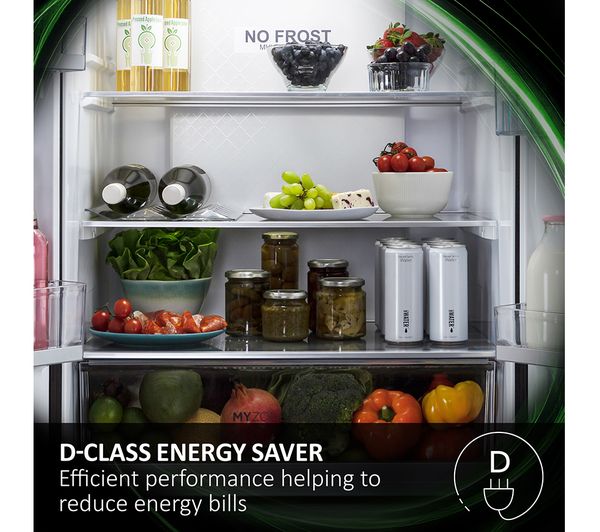 HAIER HSW79F18DIPT American-Style Smart Fridge Freezer - Slate Black