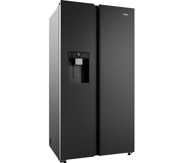 HAIER HSW79F18DIPT American-Style Smart Fridge Freezer - Slate Black