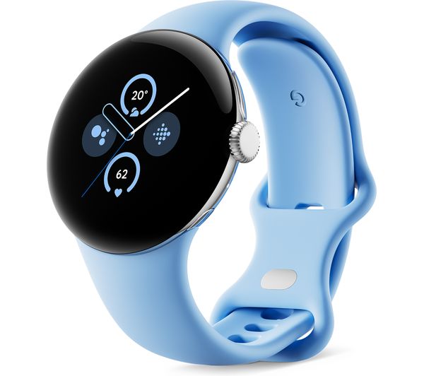 GOOGLE Pixel Watch 2 4G with Google Assistant - Silver Bay Strap