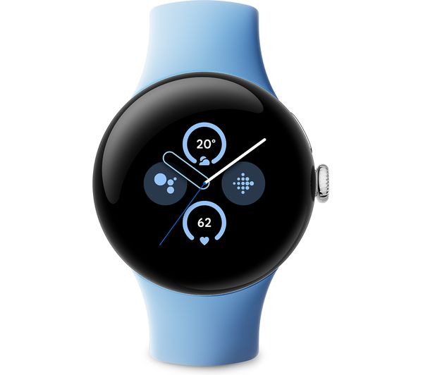GOOGLE Pixel Watch 2 4G with Google Assistant - Silver Bay Strap