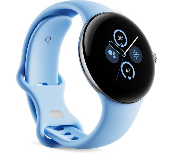 GOOGLE Pixel Watch 2 4G with Google Assistant - Silver Bay Strap