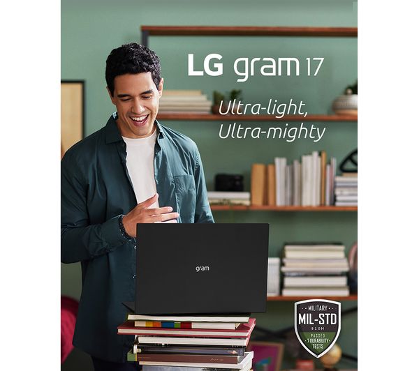 LG gram 17 17Z90R-K.AA78A1 17" Laptop - Intel® Core™ i7 1 TB SSD Obsidian Black