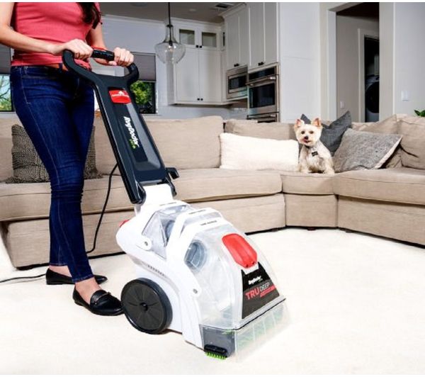 RUG DOCTOR Trudeep Pet 1093171 Upright Bagless Wet & Dry Vacuum Cleaner - Black White & Red