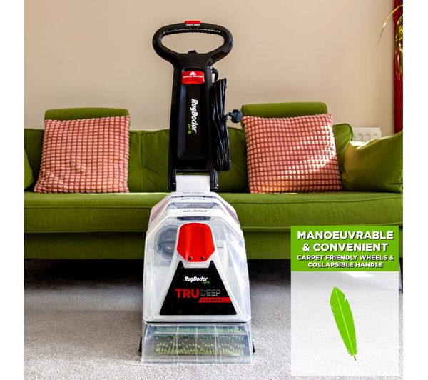 RUG DOCTOR Trudeep Pet 1093171 Upright Bagless Wet & Dry Vacuum Cleaner - Black White & Red