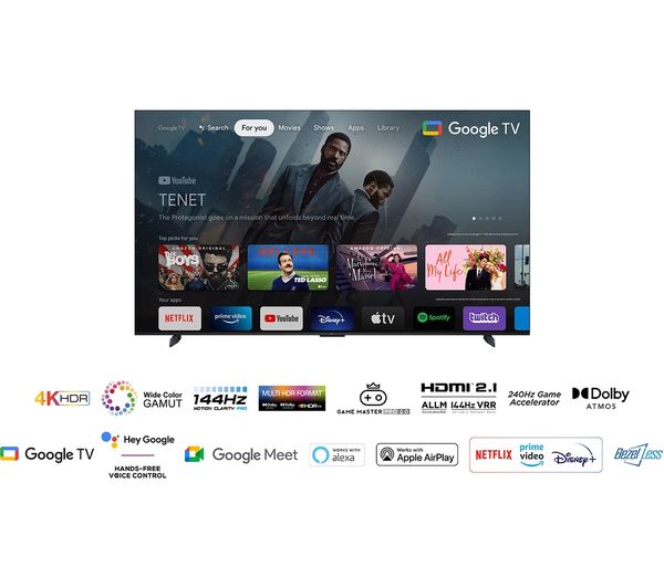 TCL 98P745K 98" Smart 4K Ultra HD HDR LED TV with Google Assistant