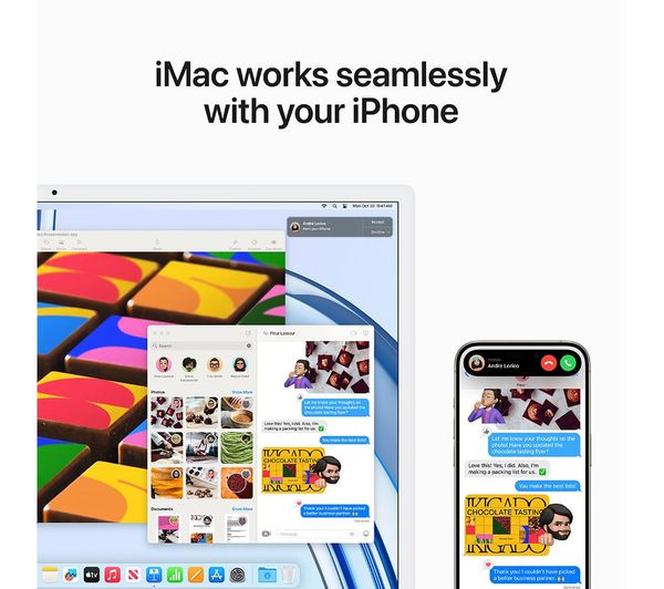 APPLE iMac 4.5K 24" (2023) - M3 512 GB SSD Silver