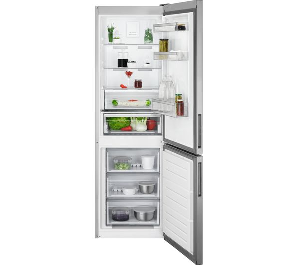 AEG 6000 Series TwinTech RCB632E2MX 60 40 Fridge Freezer - Stainless Steel