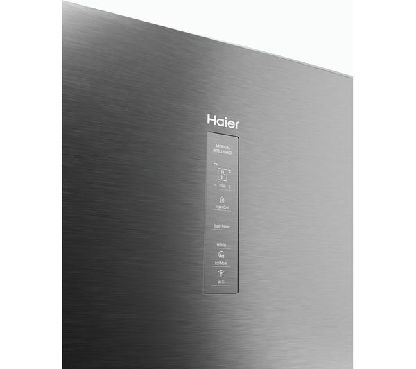 HAIER HTW5618DWMG Smart Fridge Freezer - Silver