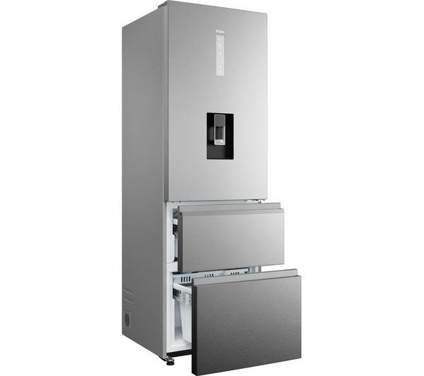 HAIER HTW5618DWMG Smart Fridge Freezer - Silver