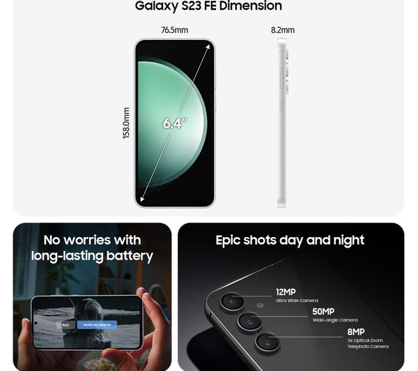 SAMSUNG Galaxy S23 FE 5G - 256 GB Graphite