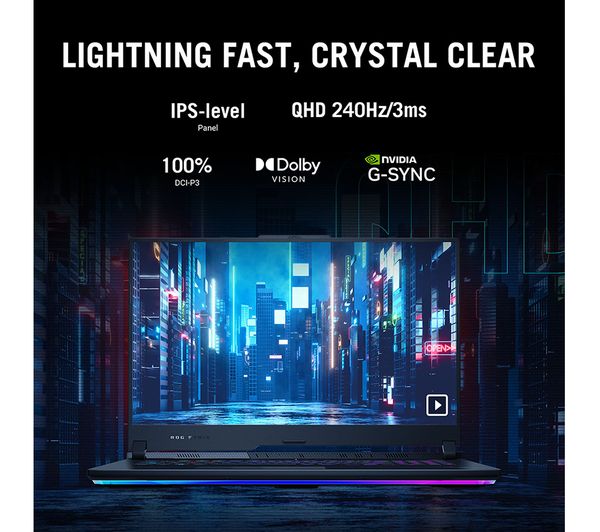 ASUS ROG Strix Scar 17 17.3" Gaming Laptop - AMD Ryzen 9 RTX 4080 1 TB SSD