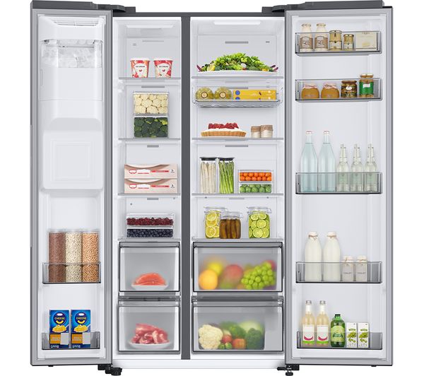 SAMSUNG Series 7 SpaceMax RS68CG883DS9EU American-Style Smart Fridge Freezer - Silver