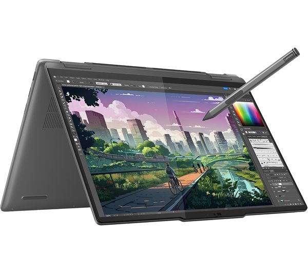 LENOVO Yoga 7 14" 2 in 1 Laptop - AMD Ryzen 7 512 GB SSD Grey