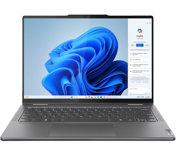 LENOVO Yoga 7 14" 2 in 1 Laptop - AMD Ryzen 7 512 GB SSD Grey