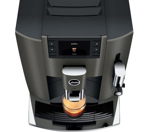 JURA E8 Smart Bean to Cup Coffee Machine - Dark Inox