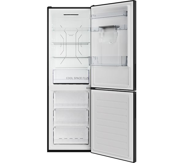 HOOVER HOCE4T618EWBK Smart 60 40 Fridge Freezer - Black