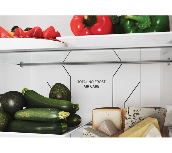 HOOVER HOCE4T618EWBK Smart 60 40 Fridge Freezer - Black