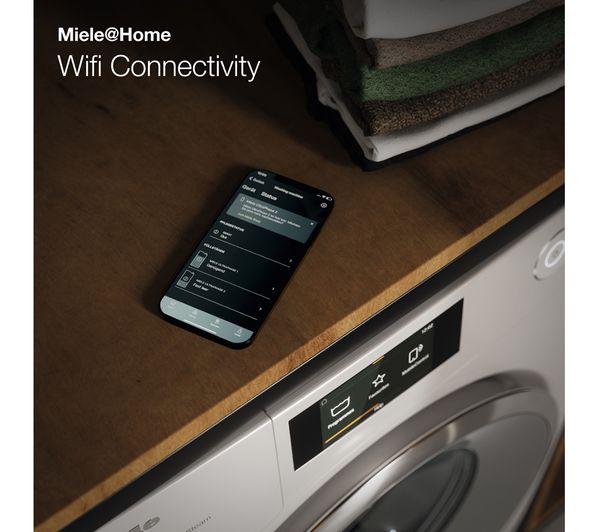 MIELE W1 PowerWash WWB380 WiFi-enabled 8 kg 1400 Spin Washing Machine - White