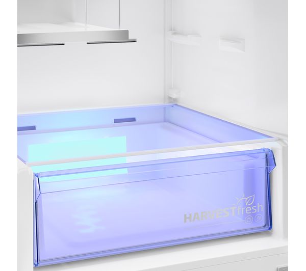 BEKO HarvestFresh AeroFlow CNG5692VPZ 50 50 Fridge Freezer - Black Steel