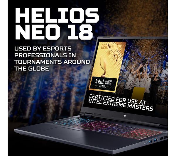 ACER Predator Helios 18" Gaming Laptop - Intel® Core™ i9 RTX 4070 1 TB SSD