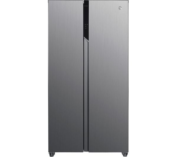 HOOVER HHSBSO-6174XK-1 American-Style Fridge Freezer - Stainless Steel
