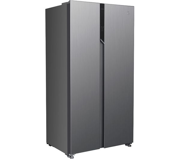HOOVER HHSBSO-6174XK-1 American-Style Fridge Freezer - Stainless Steel