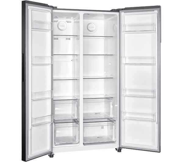 HOOVER HHSBSO-6174XK-1 American-Style Fridge Freezer - Stainless Steel