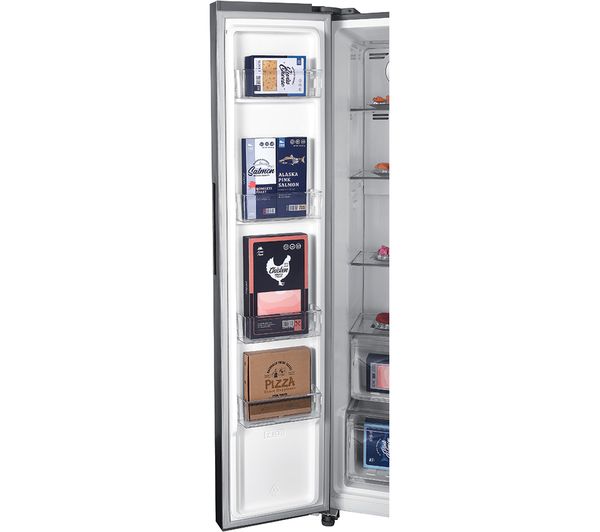 HOOVER HHSBSO-6174XK-1 American-Style Fridge Freezer - Stainless Steel