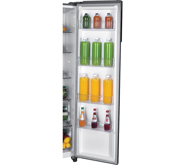 HOOVER HHSBSO-6174XK-1 American-Style Fridge Freezer - Stainless Steel