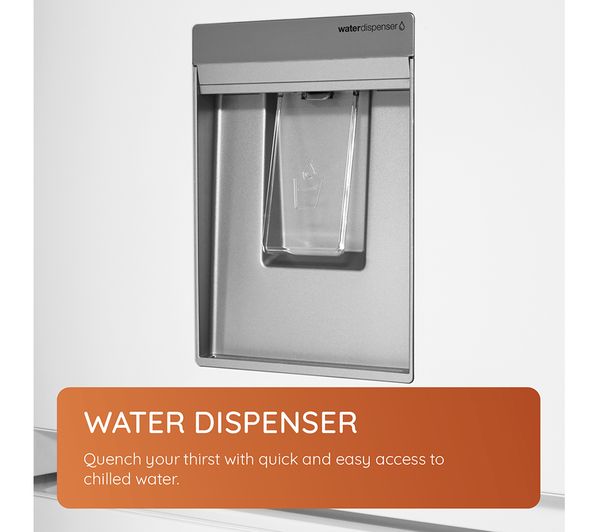 HOTPOINT Frost Free HBNF 55182 S AQUA UK 50 50 Fridge Freezer - Silver