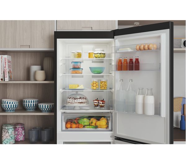 INDESIT IBTNF 60182 B UK 50 50 Fridge Freezer - Black