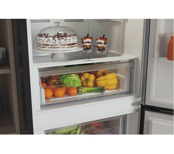 INDESIT IBTNF 60182 B UK 50 50 Fridge Freezer - Black