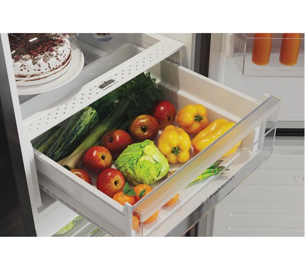 INDESIT IBTNF 60182 B UK 50 50 Fridge Freezer - Black